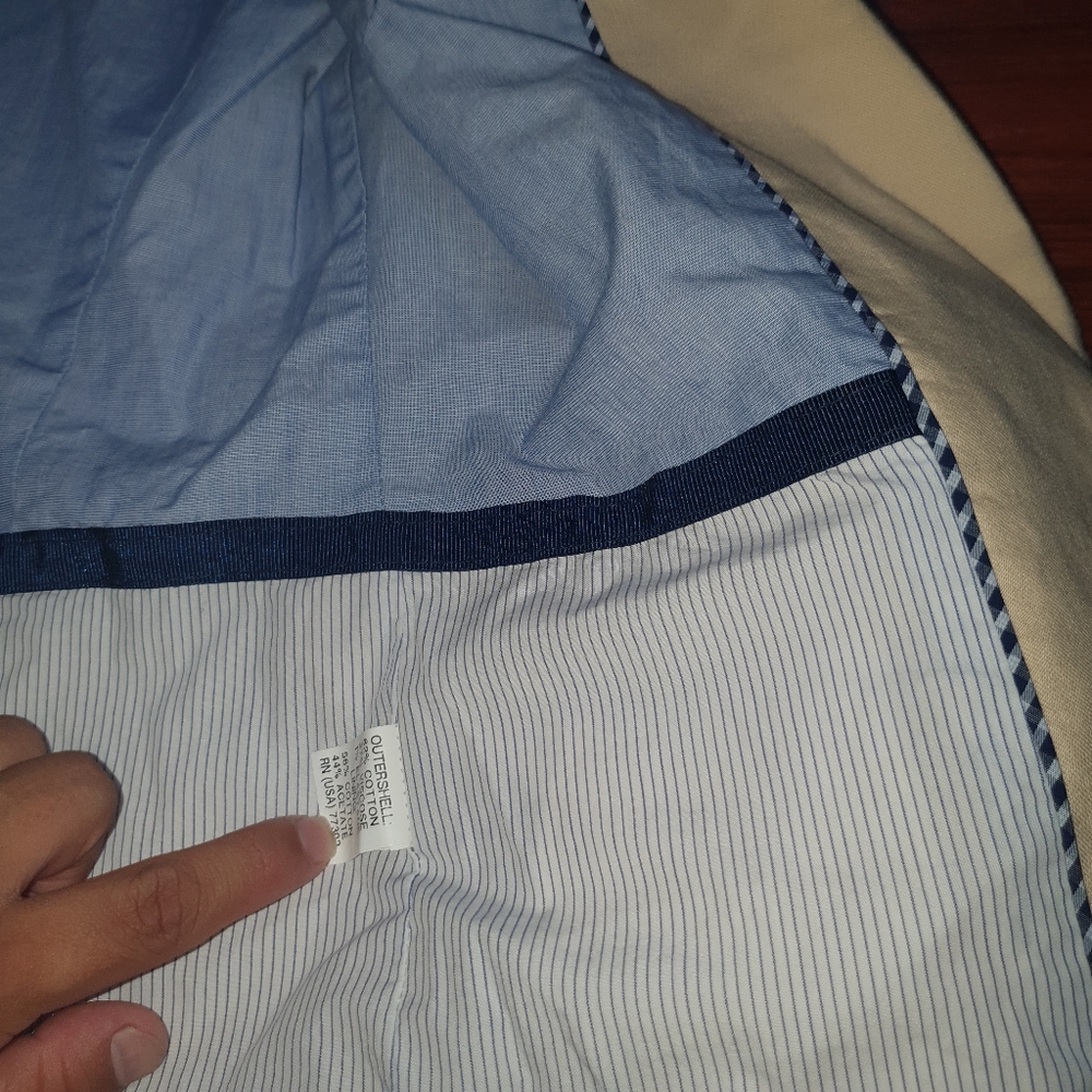 Zara Basic Ladies Fully Lined Blazer Jacket In Be… - image 4